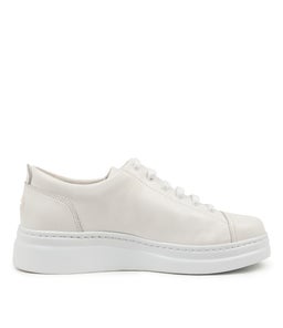 K200508 RUNNER UP CM WHITE NATURAL LEATHER