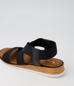 PRIOLA CQ BLACK ELASTIC SMOOTH