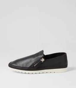 ASHLI DF BLACK LEATHER LIZARD