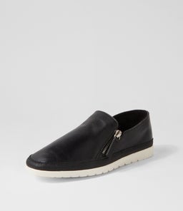 ASHLI DF BLACK LEATHER LIZARD