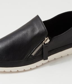 ASHLI DF BLACK LEATHER LIZARD