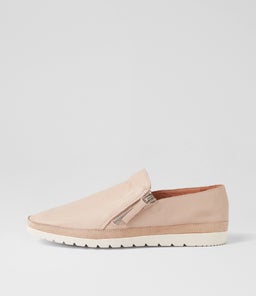 ASHLI DF NUDE LEATHER LIZARD