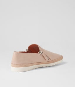 ASHLI DF NUDE LEATHER LIZARD