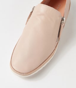 ASHLI DF NUDE LEATHER LIZARD
