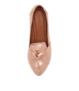 LUNNA DF ROSE GOLD LEATHER