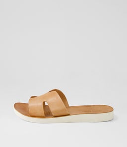 NOKKER DF DK TAN WHITE SOLE LEATHER