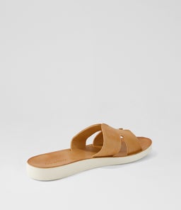NOKKER DF DK TAN WHITE SOLE LEATHER