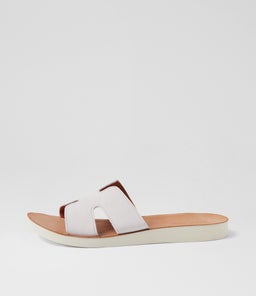 NOKKER DF WHITE WHITE SOLE LEATHER