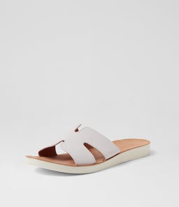 NOKKER DF WHITE WHITE SOLE LEATHER