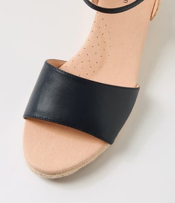 HARISSA DF NAVY LEATHER