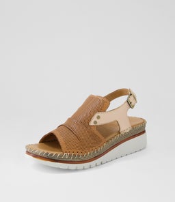ILIANA DF TAN CAFE LEATHER