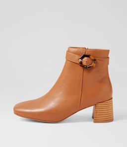 CADEO DF DK TAN NATURAL HEEL LEATHER