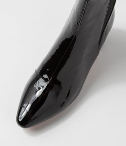 LARLOT DF BLACK BLACK LIZARD PATENT LEATHER