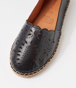 URELIA DF BLACK LEATHER
