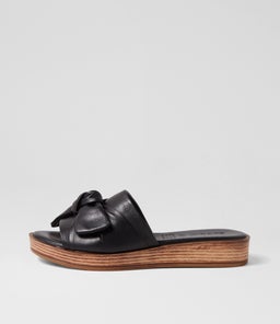 ALINAH DF BLACK NATURAL SOLE LEATHER
