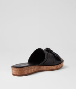 ALINAH DF BLACK NATURAL SOLE LEATHER