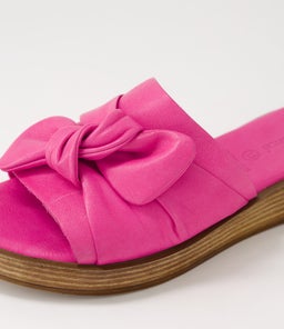 ALINAH DF FUCHSIA LEATHER