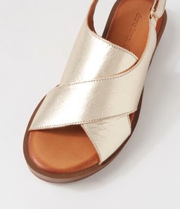 ANETT DF PALE GOLD LEATHER