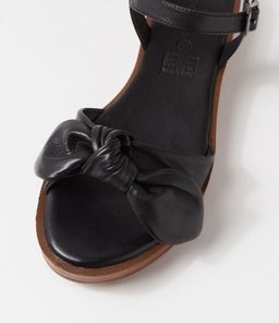 ANDEE DF BLACK NATURAL SOLE LEATHER