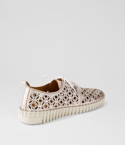 ALABELA DF ROSE GOLD WHITE SOLE LEATHER