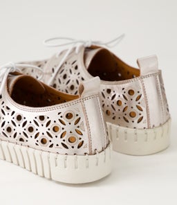 ALABELA DF ROSE GOLD WHITE SOLE LEATHER