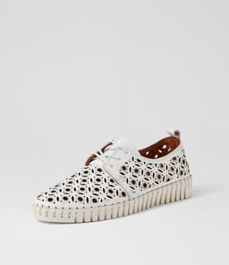 ALABELA DF WHITE WHITE SOLE LEATHER