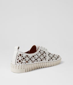 ALABELA DF WHITE WHITE SOLE LEATHER