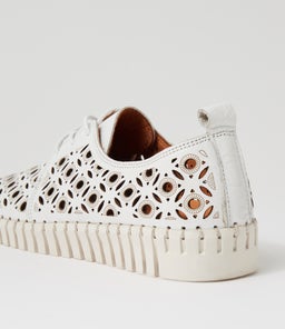 ALABELA DF WHITE WHITE SOLE LEATHER