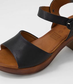 BLAIDE DF BLACK NATURAL HEEL LEATHER