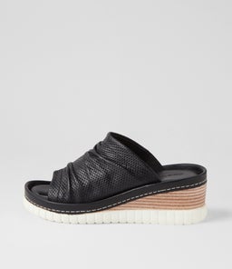 COLLECTS DF BLACK LEATHER