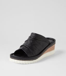 COLLECTS DF BLACK LEATHER