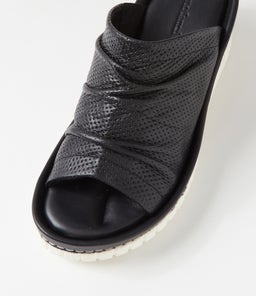 COLLECTS DF BLACK LEATHER