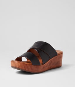 CISABEL DF BLACK LEATHER