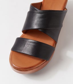 CISABEL DF BLACK LEATHER