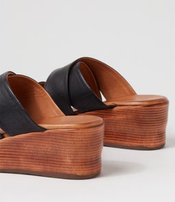CISABEL DF BLACK LEATHER