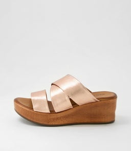 CISABEL DF ROSE GOLD LEATHER