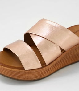 CISABEL DF ROSE GOLD LEATHER
