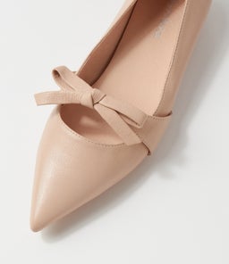 DULCIE DF DK NUDE NATURAL HEEL LEATHER