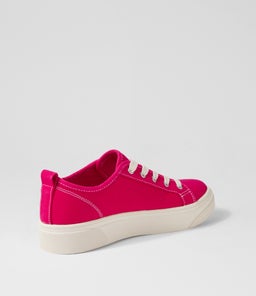 DAELIN DF DEEP FUCHSIA WHITE SOLE CANVAS
