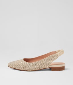 DIORAH DF STONE WOVEN LEATHER