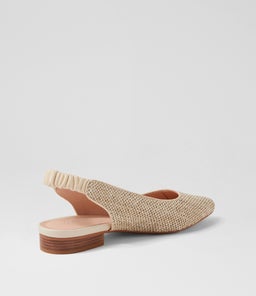 DIORAH DF STONE WOVEN LEATHER