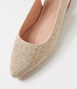 DIORAH DF STONE WOVEN LEATHER