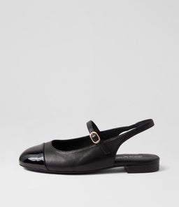 CLEMEN DF BLACK PATENT LEATHER