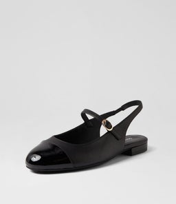 CLEMEN DF BLACK PATENT LEATHER