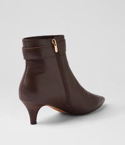 CASCO DF CHOC BROWN HEEL LEATHER
