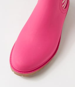 LAURINA2 DF FUCHSIA STRIPE GUMBOOT