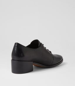 SERFINA DF BLACK BLACK HEEL LEATHER
