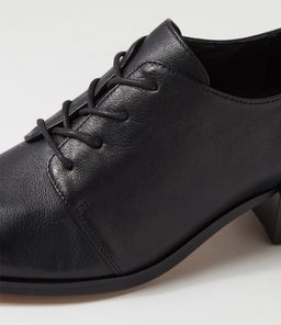 SERFINA DF BLACK BLACK HEEL LEATHER