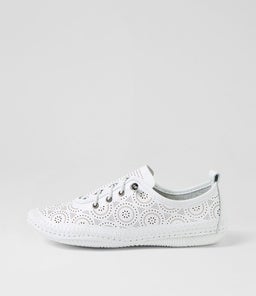 GALION DF WHITE LEATHER