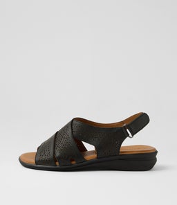 ELKAH DF BLACK LEATHER